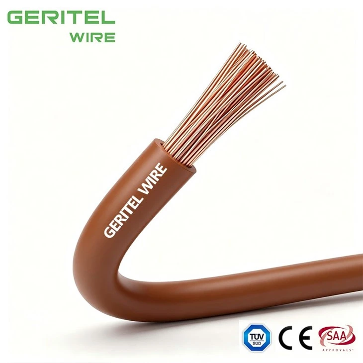 4 Mm² H07V-K Wire For HVAC And Pump Control Panel Applications high quality