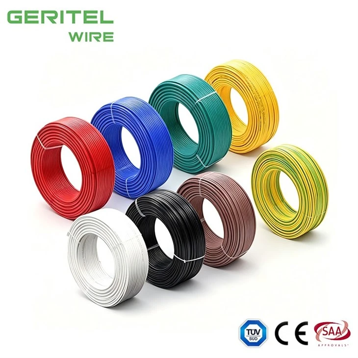 4 Mm² H07V-K Wire For HVAC And Pump Control Panel Applications factory