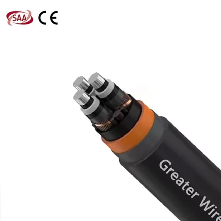 Cavo MV in alluminio a 3 nuclei anti-termite 19/36Kv